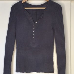 We The Free henley thermal top